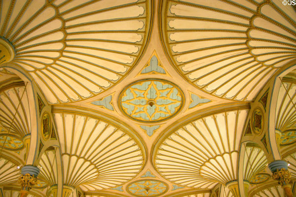 Rideau Convent chapel ceiling detail in National Gallery of Canada. Ottawa, ON.