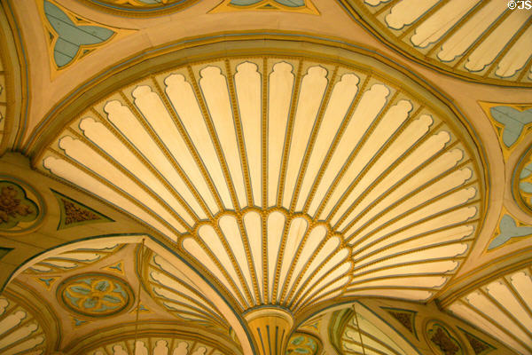 Rideau Convent chapel ceiling detail in National Gallery of Canada. Ottawa, ON.