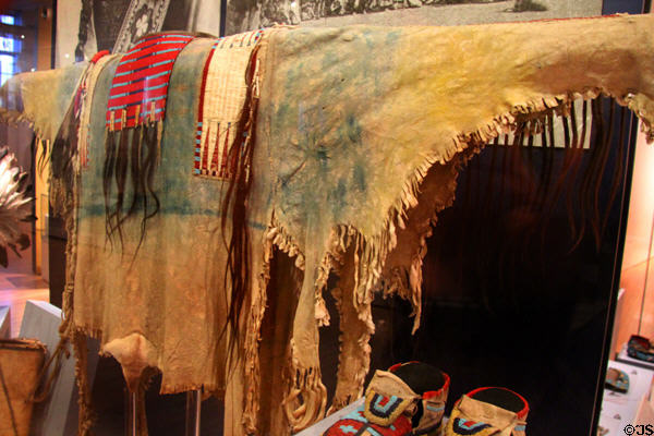 Sitting Bull's Hunkpapa Lakota war shirt (c1879) at Royal Ontario Museum. Toronto, ON.