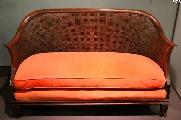Settee (c1913) by Walter Gropius at Royal Ontario Museum. Toronto, ON.