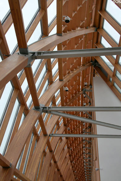 Structural details of Gehry design for Art Gallery of Ontario. Toronto, ON.
