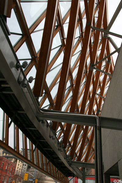 Structural details of Gehry design for Art Gallery of Ontario. Toronto, ON.