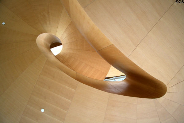 Spiral staircase at Art Gallery of Ontario. Toronto, ON.
