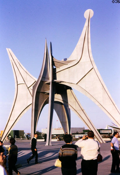Alexander Calder stabile at Expo 67. Montreal, QC.