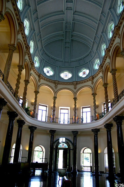 Interior of Ariana Museum. Geneva, Switzerland.