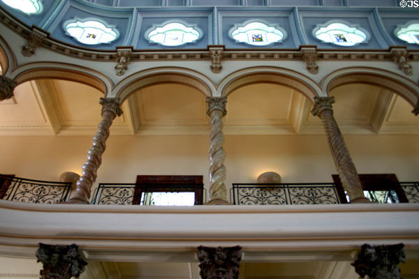 Interior of Ariana Museum. Geneva, Switzerland.