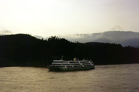 On Yangtze River just past Fengdu. China.