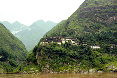Along Yangtze (Yangtse) River just past Wushan. China.