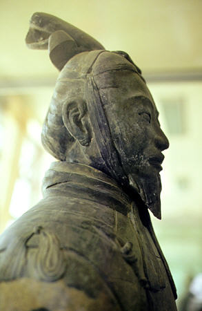 Sculpture in the Qin Tombs in Xi'an. China.