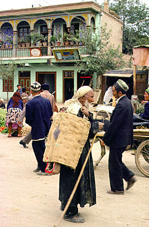 Sunday market in Kashgar. China.