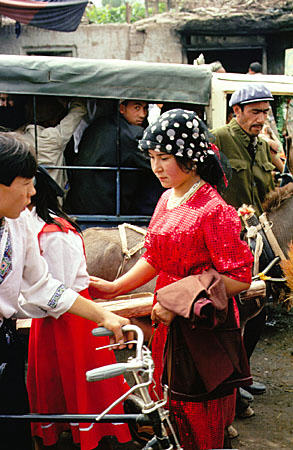 Sunday market, Kashgar. China.