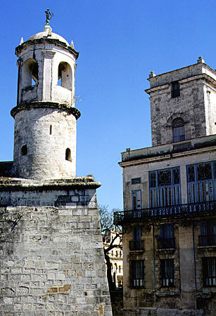 Castillo de la Real Fuerza & Palacio del Segundo Cabo in Havana. Cuba.
