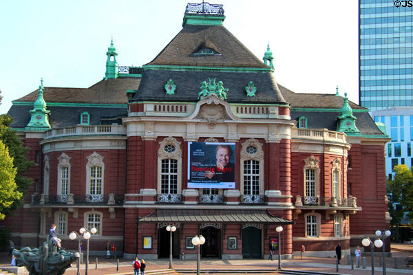 Laeiszhalle formerly Musikhalle Hamburg (1908) now used for more intimate works of classical repertoire near Gänsemarkt U-Bahn station. Hamburg, Germany. Style: Baroque Revival. Architect: Martin Haller & Wilhelm Emil Meerwein.