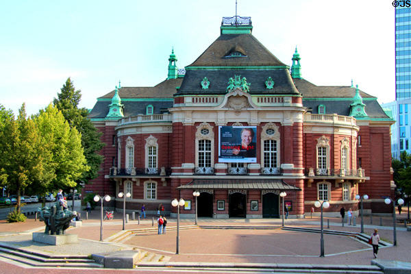 Laeiszhalle concert venue on Johannes-Brahms-Platz. Hamburg, Germany.
