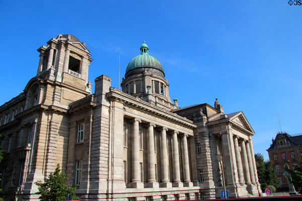 Hanseatic Higher Regional Court building (1912) at Sieveking Platz. Hamburg, Germany. Architect: Lundt & Kallmorgen.