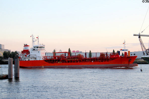 Unifleet Alina on Elbe River. Hamburg, Germany.