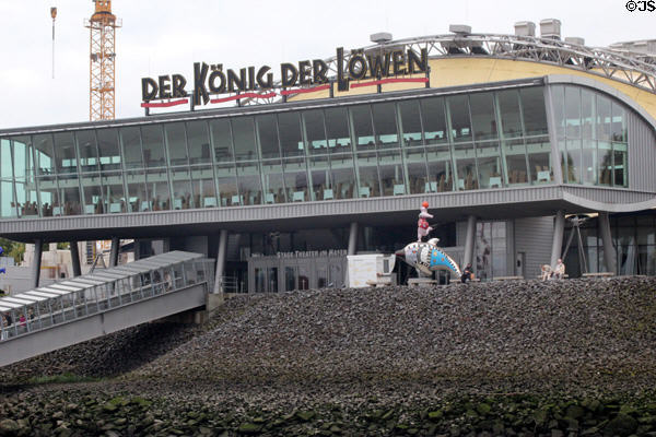 Stage Theater in Hafen on south bank of Elbe River. Hamburg, Germany.