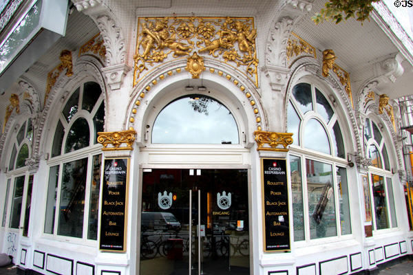 Baroque style casino in Reeperbahn. Hamburg, Germany.