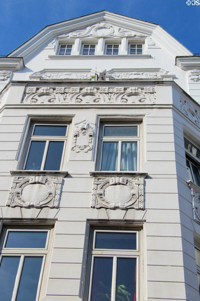 Baroque style building in Reeperbahn. Hamburg, Germany.