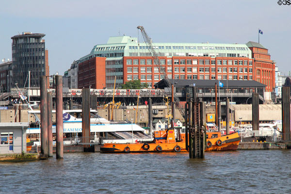 Niederhafen near Hamburg New City. Hamburg, Germany.