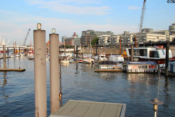 Modern buildings in HafenCity district. Hamburg, Germany.