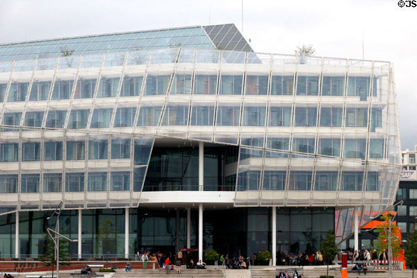 Unilever Haus (2009) (Am Strandkai 1) in HafenCity. Hamburg, Germany.