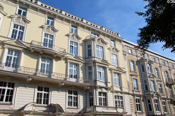 Residential buildings (Moorweidenstraße). Hamburg, Germany.