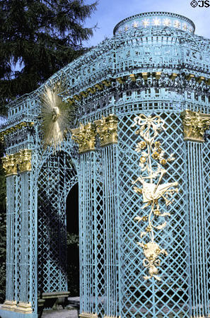 Details of pergola beside Sanssouci Palace. Potsdam, Germany.