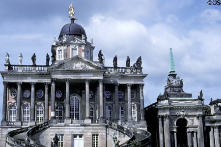 Outbuildings or Communs of Neues Palais. Potsdam, Germany.