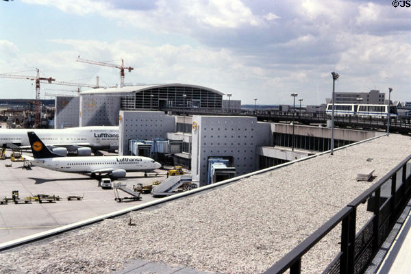 Frankfurt am Main Airport which is one of the busiest in Europe & main hub of German flag carrier, Lufthansa. Germany.