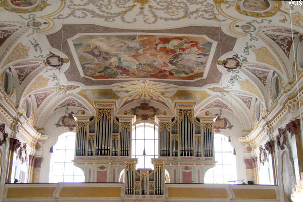 Organ of Bürgersaal kirche. Munich, Germany.