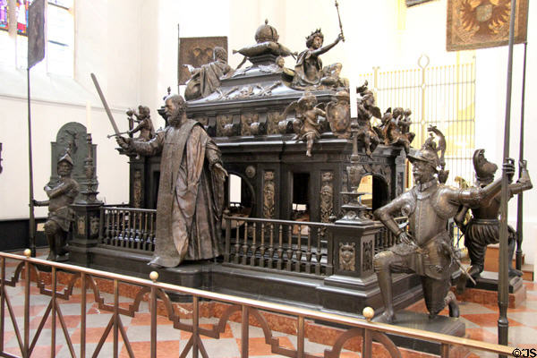 Kaiser Ludwig IV of Bavaria (1282-1347) cenotaph at Frauenkirche. Munich, Germany.