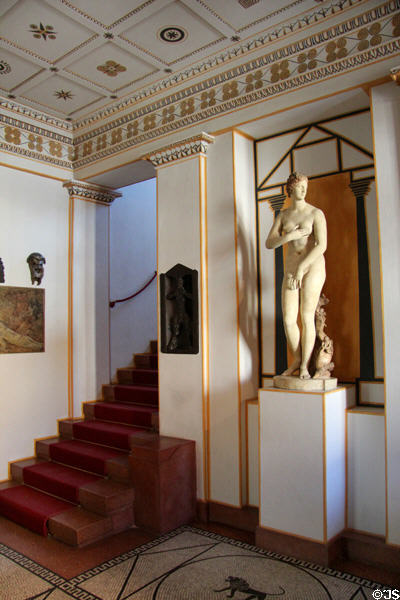 Entry hall at Villa Stuck Museum. Munich, Germany.