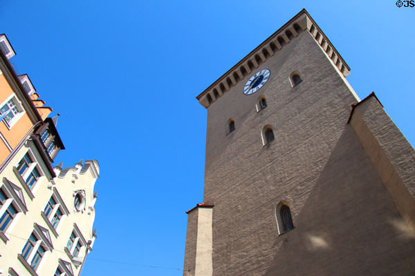 Isartor city gate, first referenced in 1337. Munich, Germany.