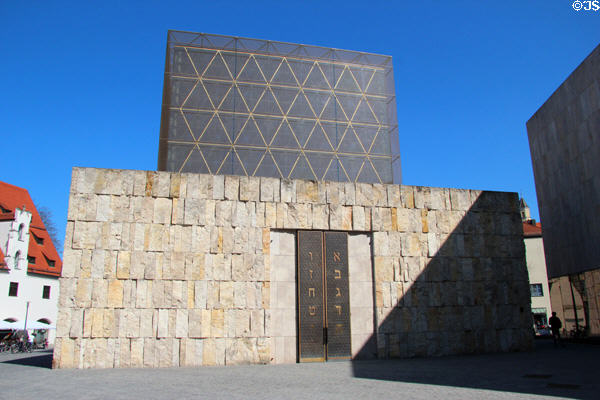 Synagogue of Jewish Center beside Jewish Museum Munich. Munich, Germany.