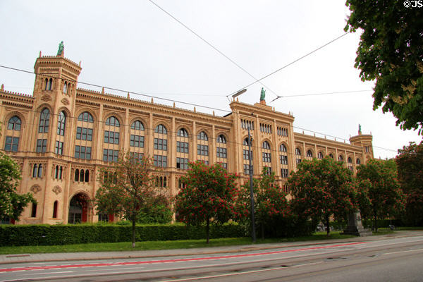 Architecture of Upper Bavaria building. Munich, Germany.