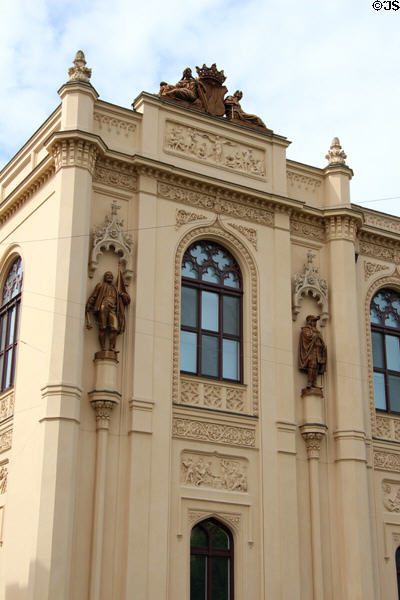 Architecture of Five Continents Museum. Munich, Germany.