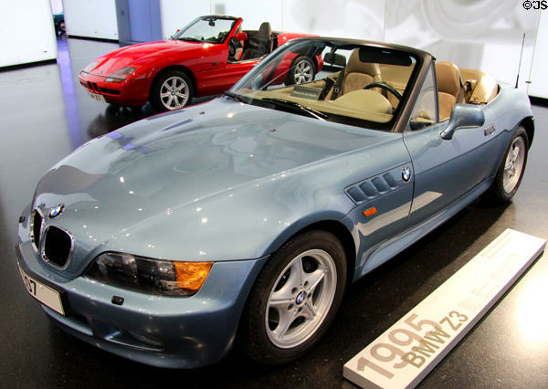 BMW Z3 roadster (1995) at BMW Museum. Munich, Germany.