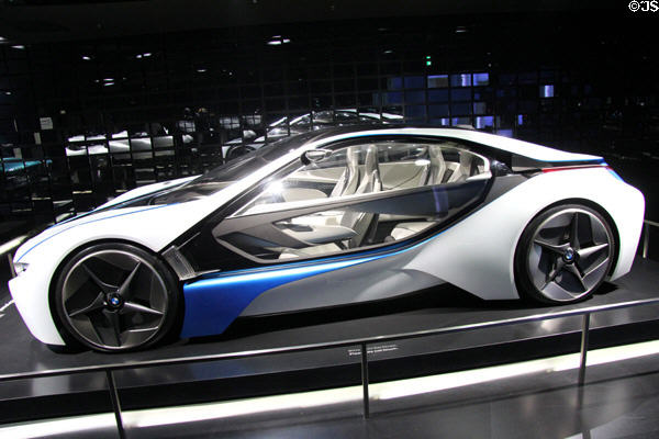 BMW Vision Efficient Dynamics car (2009) at BMW Museum. Munich, Germany.