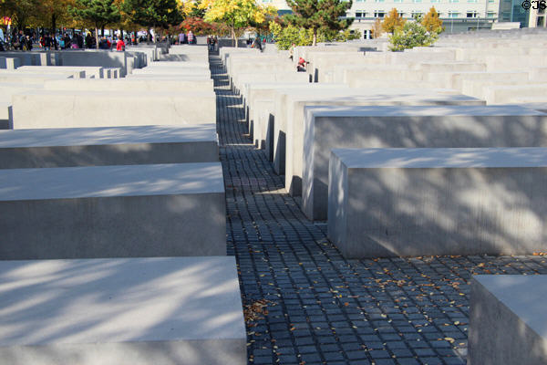 Monument to Murdered Jews of Europe sense of isolation. Berlin, Germany.
