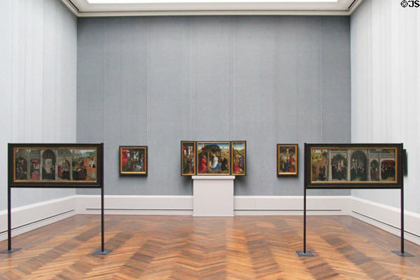 Art gallery at Berlin Gemaldegalerie. Berlin, Germany.
