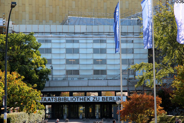 Staatsbibliothek of Berlin at Kulturforum. Berlin, Germany.