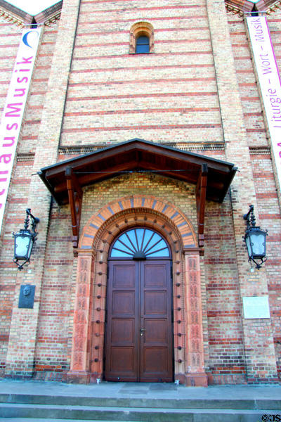 Entrance of St Matthäus Church. Berlin, Germany.