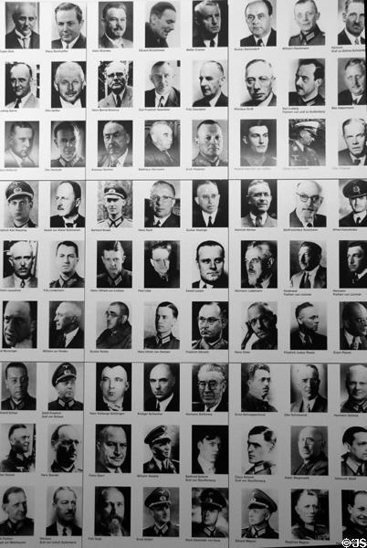 Germans arrested as co-conspirators in attempt on Hitler's life at German Resistance Memorial Center. Berlin, Germany.