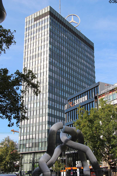 Mercedes building at Europa Centre on Tauentzienstraße in Ku'dam area. Berlin, Germany.