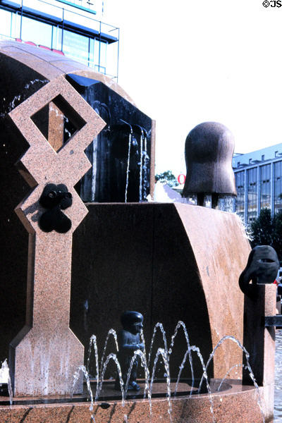Europa Centre Fountain. Berlin, Germany.