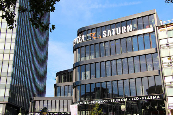 Europa Centre scene on Tauentzienstraße in Ku'dam area. Berlin, Germany.