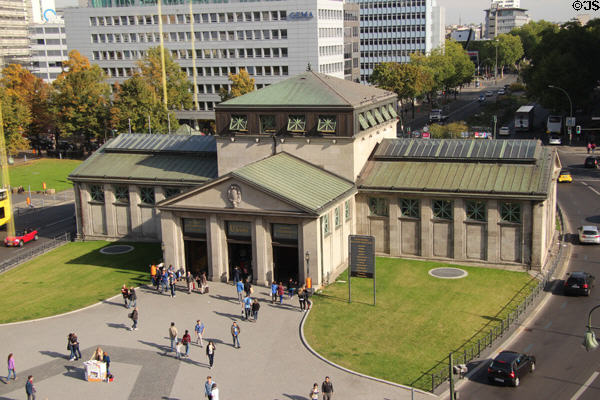 Wittenbergplatz U-Bahn entrance building on Ku'dam. Berlin, Germany.