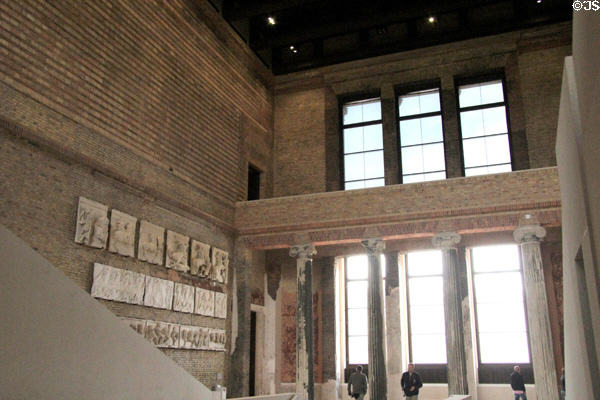 Stairway Hall gallery at Neues Museum. Berlin, Germany.