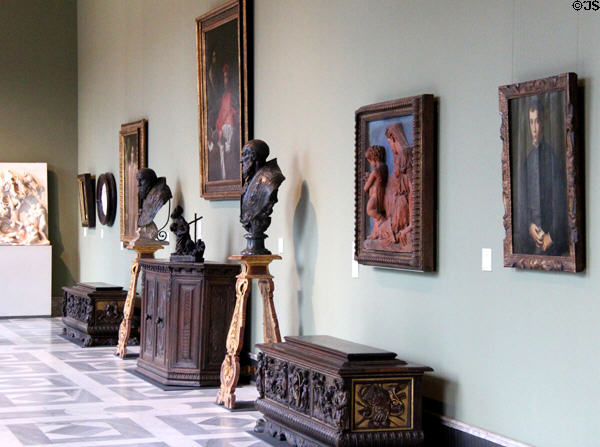Gallery overview at Bode Museum. Berlin, Germany.